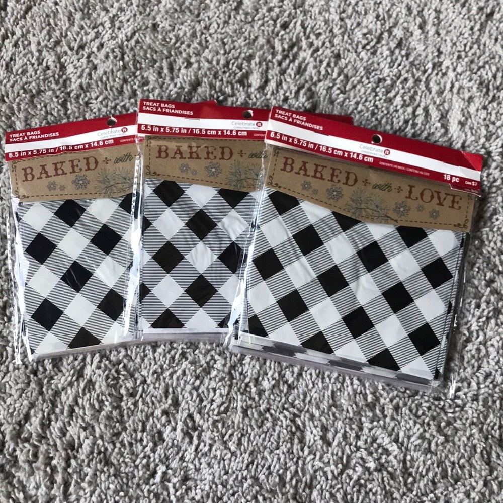 Celebrate it Buffalo Check Zip Top Goodie Bags